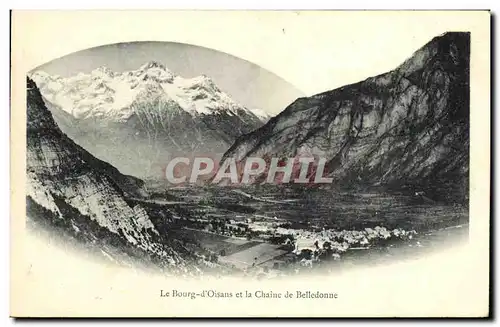 Cartes postales Le Bourg d Oisans et la Chaine de Belledonne