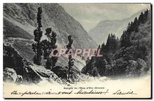 Cartes postales Oisans Gorges de l eau d Oie