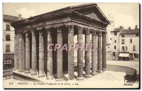 Cartes postales Vienne Le Temple d Auguste et de Livie