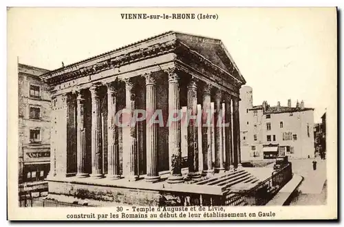 Ansichtskarte AK Vienne Sur le Rhone Temple d Auguste et de Livie