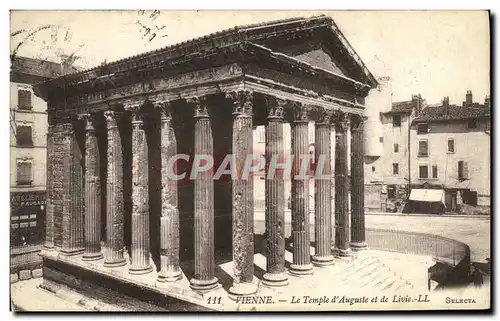 Ansichtskarte AK Vienne Le Temple d Auguste et de Livie