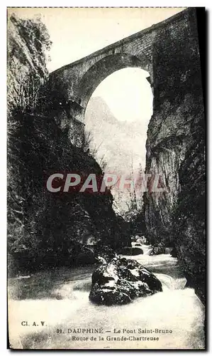 Cartes postales Dauphine Route de la Grande Chartreuse Le Pont Saint Bruno