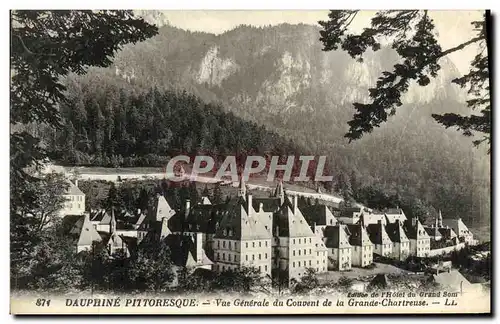 Cartes postales Vue generale du couvent de La Grande Chartreuse