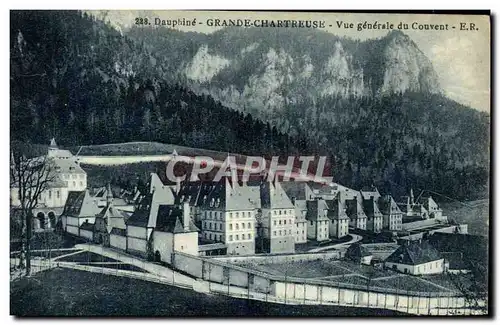 Ansichtskarte AK Dauphine Grande Chartreuse Vue Generale du Couvent