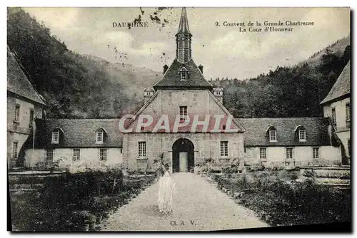 Cartes postales Dauphine Grande Chartreuse La Cour d Honneur Couvent