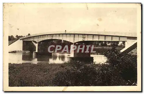 Ansichtskarte AK Verdun sur le Doubs Le Pont de Bragny