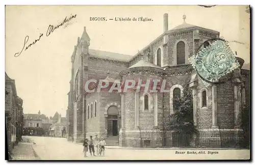 Cartes postales Digoin L Abside de L Eglise