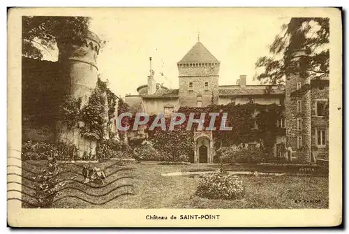 Cartes postales Chateau de Saint Point