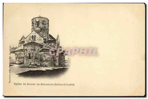 Cartes postales Eglise de Semur en Brionnais