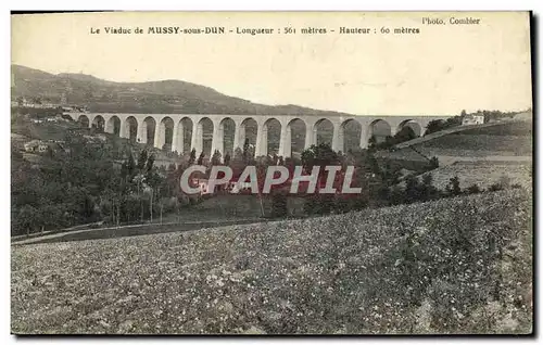 Ansichtskarte AK Le Viaduc de Mussy Sous Dun