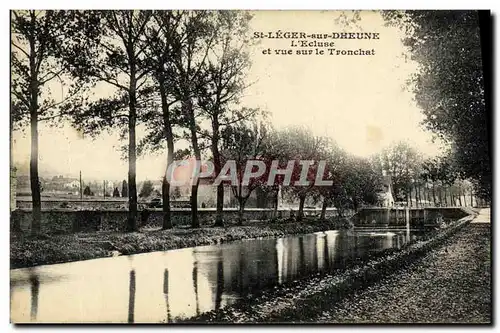 Cartes postales St Leger sur Dheune L Ecluse et Vue sur le Tronchat