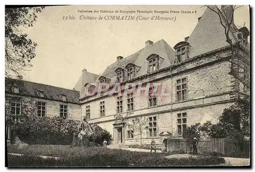 Cartes postales Chateau de Cormatin Cour d honneur