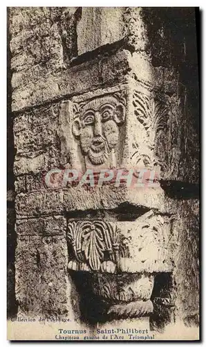 Cartes postales Tournus Saint Philibert Chapiteau gauche de l arc triomphal