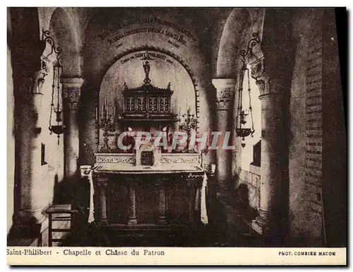 Cartes postales Tournus Saint Philibert Chapelle et Chasse du Patron