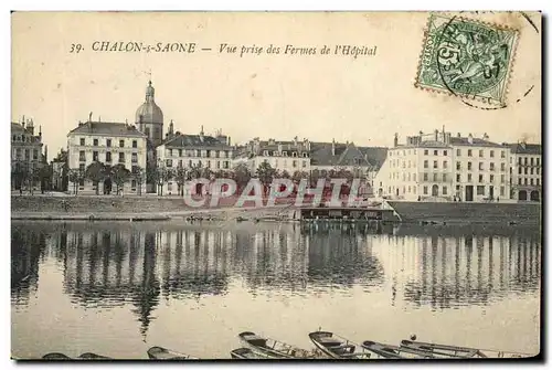 Cartes postales Chalon Sur Saone Vue Prise des Fermes de L Hopital