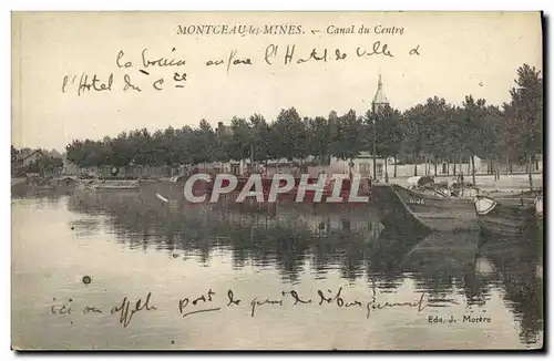 Cartes postales Montceau les Mines Canal du Centre