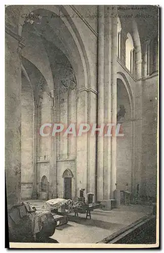 Ansichtskarte AK Cluny Interieur d une chapelle de l ancienne abbaye