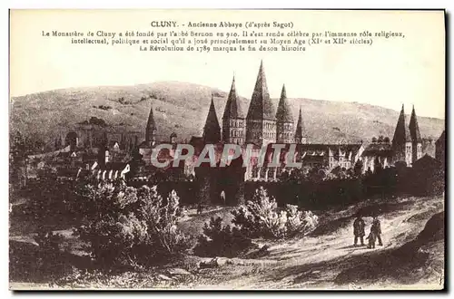 Cartes postales Cluny Ancienne Abbaye