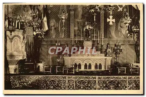 Cartes postales Paray le Monial Interieur de la Chapelle du Monastere de la Visitation Le maitre autel