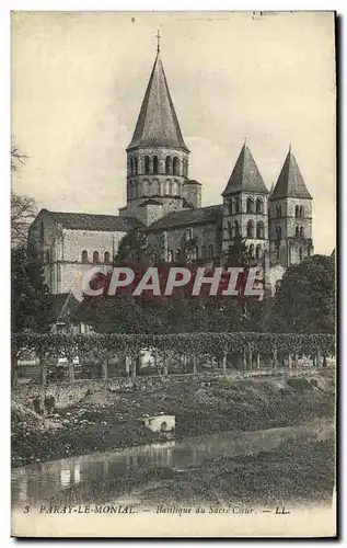 Ansichtskarte AK Paray le Monial Basilique du Sacre Coeur