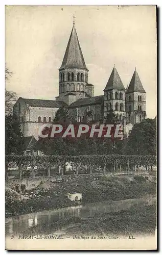 Cartes postales Paray le Monial Basilique du Sacre Coeur
