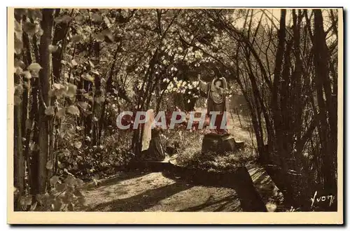 Cartes postales Paray le Monial Jardin du Monastere de la Visitation