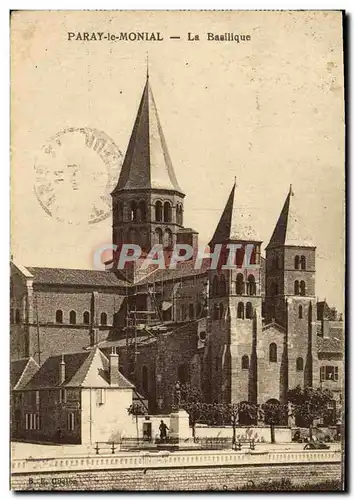 Cartes postales Paray le Monial La Basilique