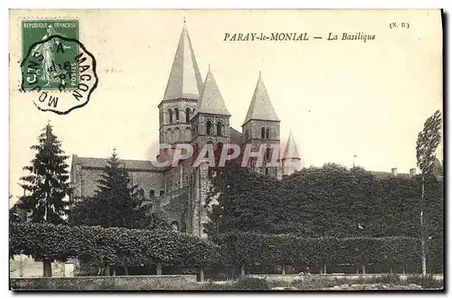 Cartes postales Paray le Monial La Basilique