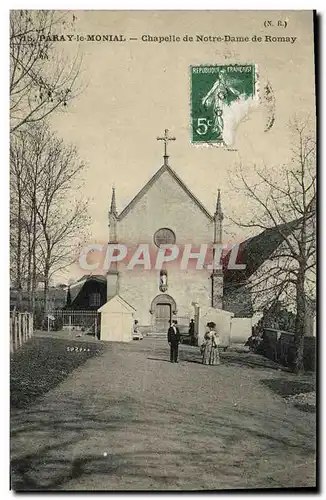 Cartes postales Paray le Monial Chapelle de Notre Dame de Romay