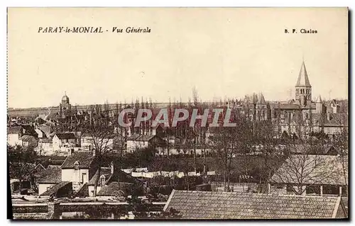 Cartes postales Paray le Monial Vue Generale