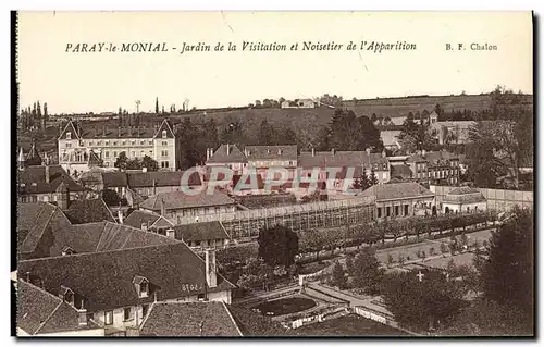 Cartes postales Paray le Monial Jardin de la Visitation et Noisetier de L Apparition