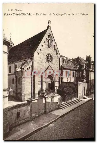 Ansichtskarte AK Paray le Monial Exterieur de la Chapelle de la Visitation