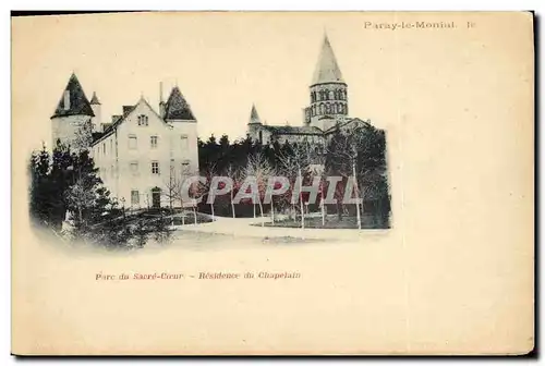 Cartes postales Paray le Monial Parc du Sacre Coeur Residence du Chapelain