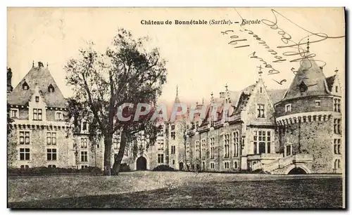 Ansichtskarte AK Chateau de Bonnetable Facade