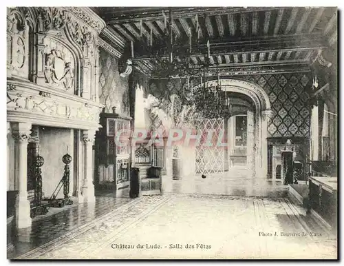 Cartes postales Le Lude Le Chateau Salle des Fetes