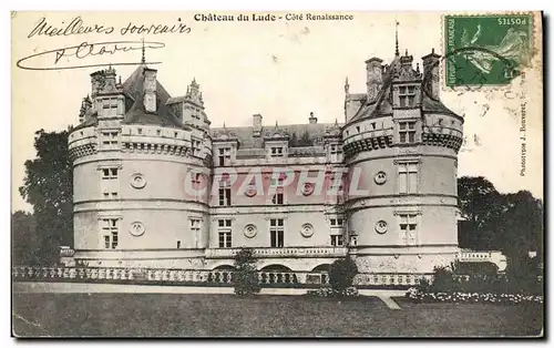 Cartes postales Chateau du Lude Cote Renaissance