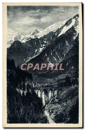 Cartes postales Chamonix Viaduc Sainte Marie