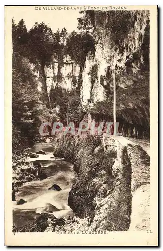 Cartes postales De Villard de lans a Pont en Royans Gorges de la Bourne