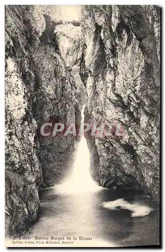 Cartes postales Servoz Gorges de la Diosaz