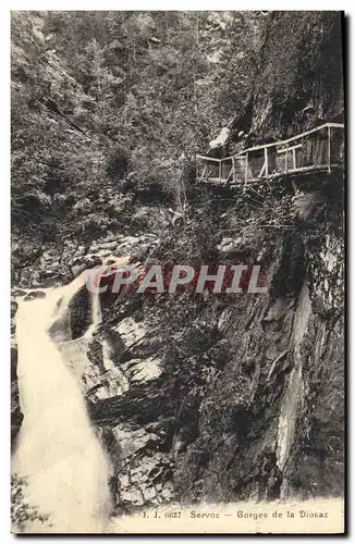 Cartes postales Servoz Gorges de la Diosaz