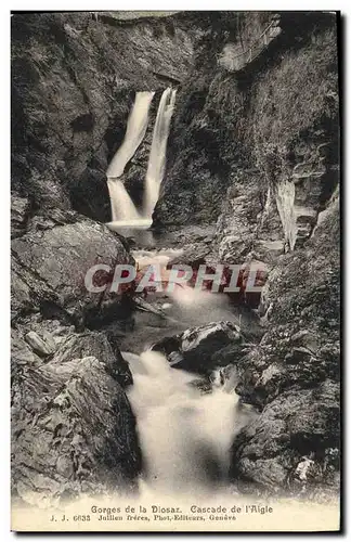 Ansichtskarte AK Gorges de la Diosaz Cascade de l Aigle