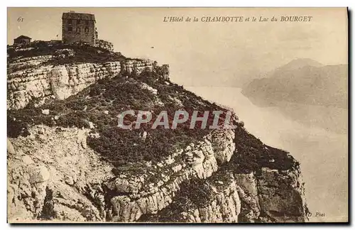 Cartes postales L Hotel de la Chambotte et le Lac du Bourget