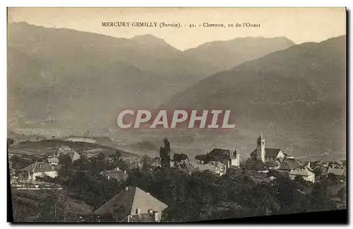 Cartes postales Mercury Genilly Chevron vu de l Ouest