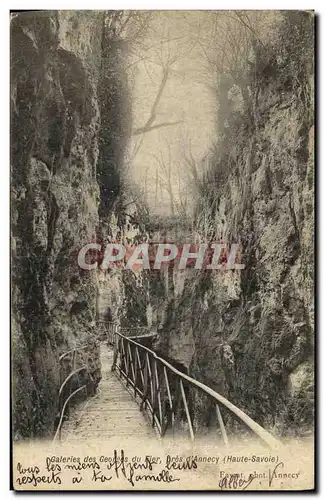 Cartes postales Galeries des Gorges du Fier vers d Annecy