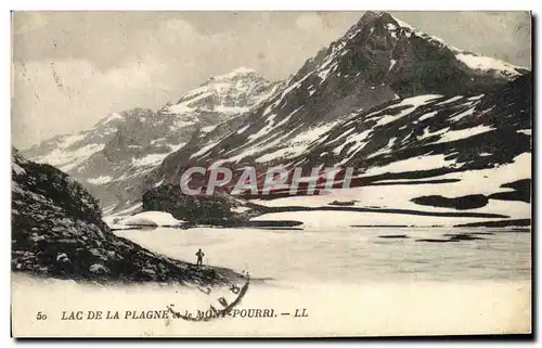 Cartes postales Lac de la Plagne et le Mont Pourri