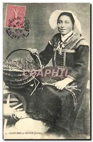 Cartes postales Costumes de Savoie Jarrier Metier Folklore TOP