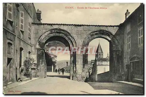Cartes postales Cluny Entree de l Ancienne Abbaye