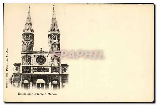 Cartes postales Eglise Saint Pierre a Macon