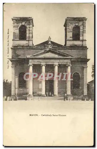 Cartes postales Macon Cathedrale Saint Vincent