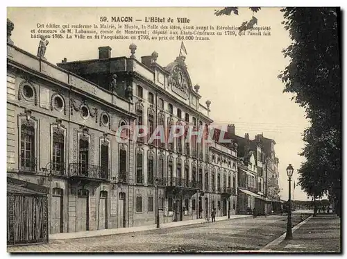 Cartes postales Macon L Hotel de Ville